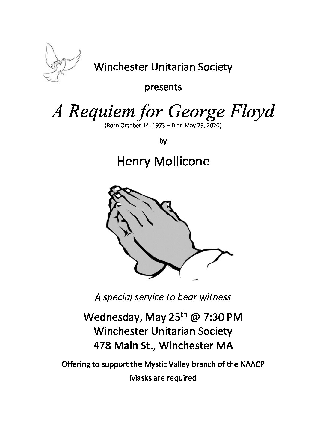 A Requiem for George Floyd Concert